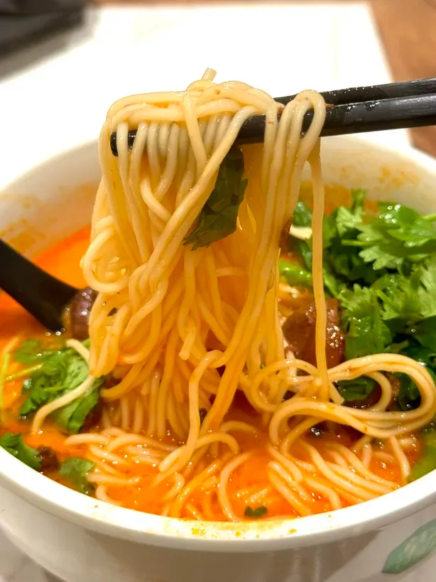 Hefu Noodle dish tamato soup